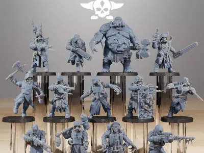 Corrupted Guard 3D print model