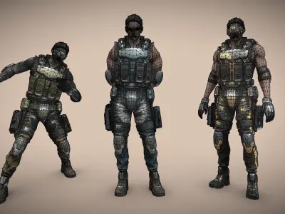 Hitech Ranger 3D model