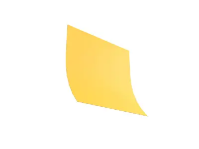 Memo Note v1 002 Low-poly 3D model