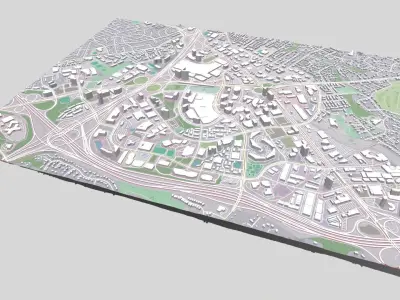 Cityscape Tysons Virginia United States 3D model