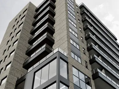RESIDENTIAL BUILDING NO77 A 3D model
