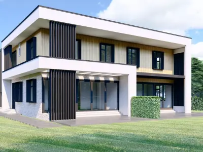 Modern House - ABD Low-poly 3D model