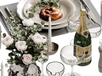 Table Set 13 3D model