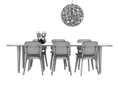 Dining Set 109 3D model
