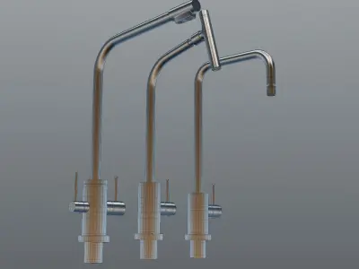 3 Taps kit 3D model 3D model 3D model
