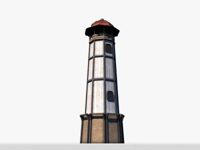 Lighthouse 02 Low-poly 3D model