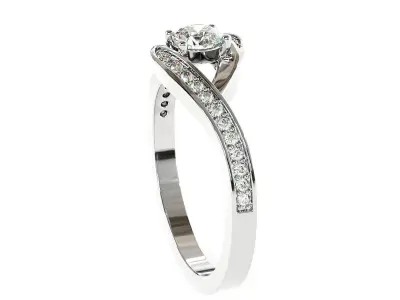 Engagement  Ring 3D print model purchase