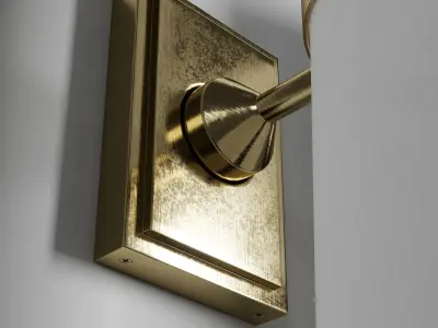 INWOOD SINGLE SCONCE Low-poly 3D model