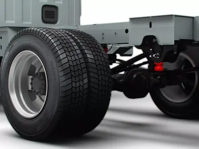 Renault Master DoubleCab L3 Chassis 2025 3D model