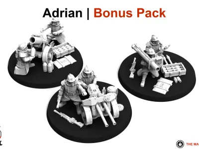 Valour Korps - Heavy Weapon Teams Set 2 3D print model