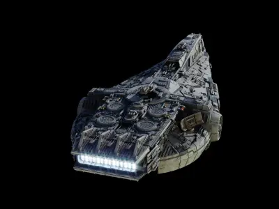 YT-1860 class - freighter  - Star Wars 3D model