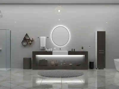 banyo  Low-poly 3D model