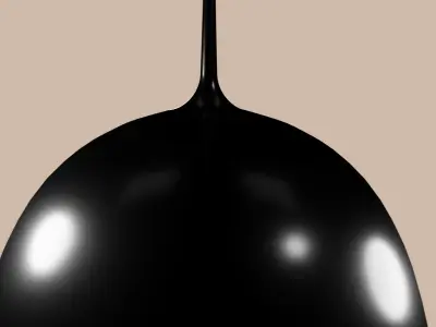 Modern Pendant Lights 4 - Ceiling Lights Low-poly 3D model