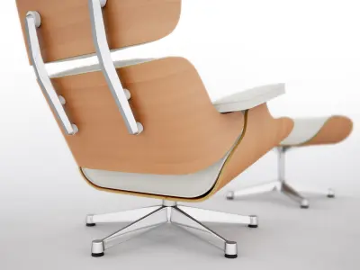 Vitra Lounge Eames Chair - Hi-Poly 3D model