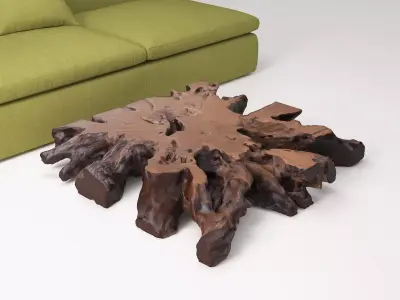 Burnt Coffee Table 3D model