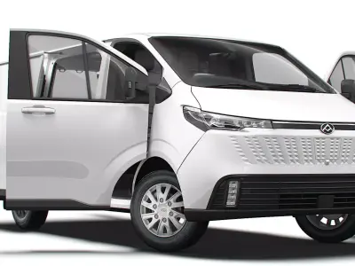 Maxus eDeliver 7 L1H1 HQ Interior 2026 3D model