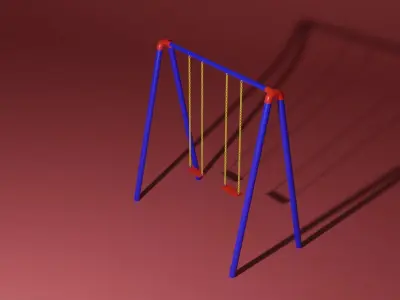 Playground Swing 3D model