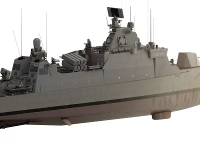 NAVY MULTIROLE CORVETTE 3D model
