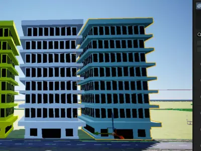 8 FLOOR BUILDING FREE NO COPYRIGHT Free 3D print model