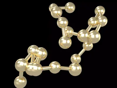 Amino Acids 20 gencomplexity v1 007 Low-poly 3D model