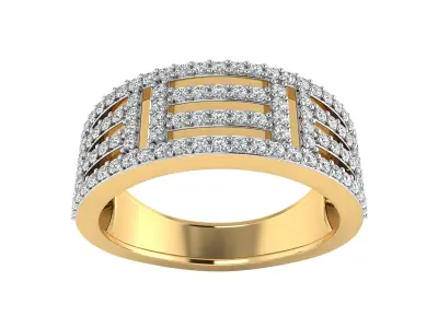 Women Ring  Render 3dm STL OBJ FBX Details 3D print model 84