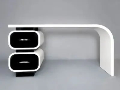 Modern table 3D model shop