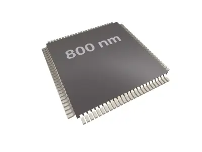 Chip v1 007 Low-poly 3D model