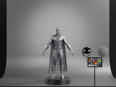 Vision Low-poly 3D model