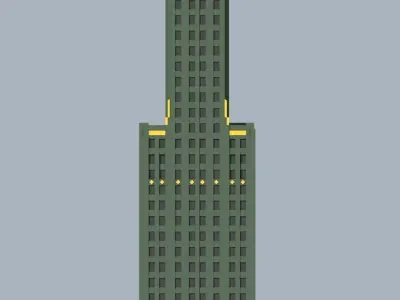 Carbide and Carbon Building 3D print model