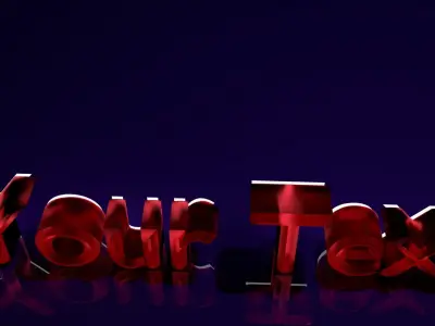 Custom Text 1 3D model