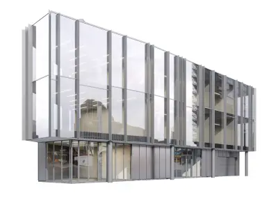 Office building Biurowiec v1 3D model