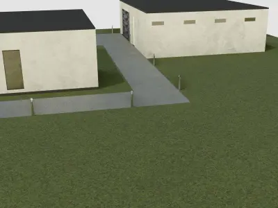 Villa house 3D model