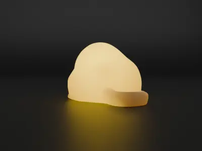 Indirect lighting for Sorry Sleeping Cat 3D model