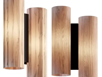 LZF BLACK NOTE DUPLET Wall Light 3D model