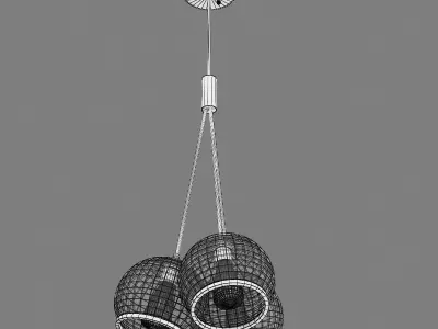 729031 Sferico Lightstar ceiling chandelier 3D model