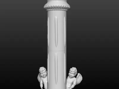 Candlestick candle holder 3D print model