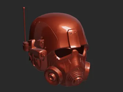 Helmet NCR Fallout Elite 3D print model