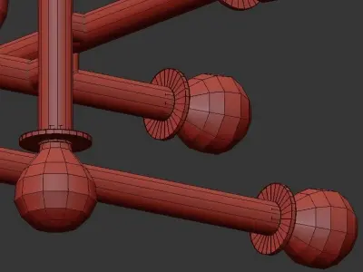 Milano Chandelier 3D model