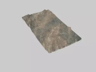 Kermanshah City Low-poly 3D model