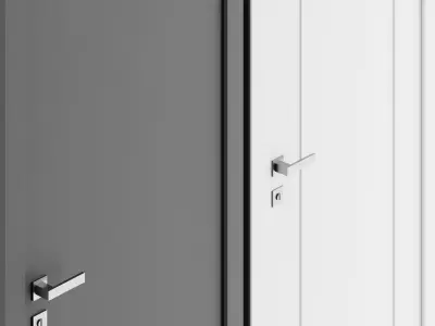 Interior doors 002 3D model