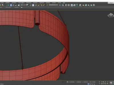 TRIBECA CHANDELIER Low-poly 3D model