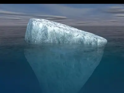 Tabular Iceberg 3D model