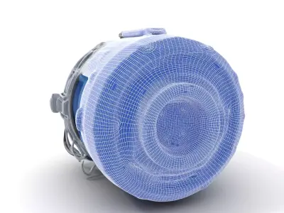 Futuristic SciFi Energy Core model pack Low-poly 3D model buy