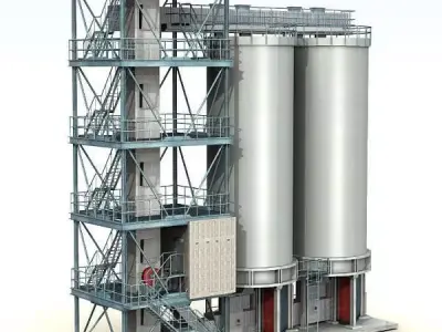 Fuel Plant 3D model