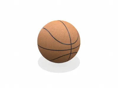  Generic Basketball Low-poly PBR 