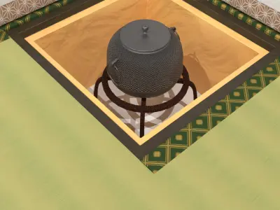 Tea House Go-an 3D model