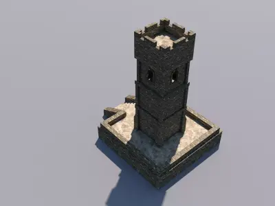 Watch Tower 3D model