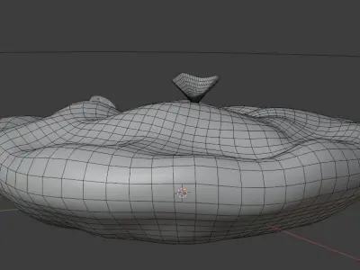 Large Ecstasy Bag  Low-poly 3D model