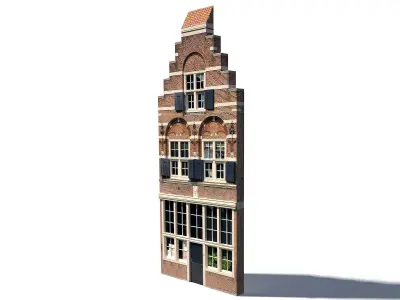 Apartment House 69 Low-poly 3D model