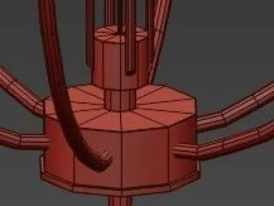Untitled chandelier 3D model buy